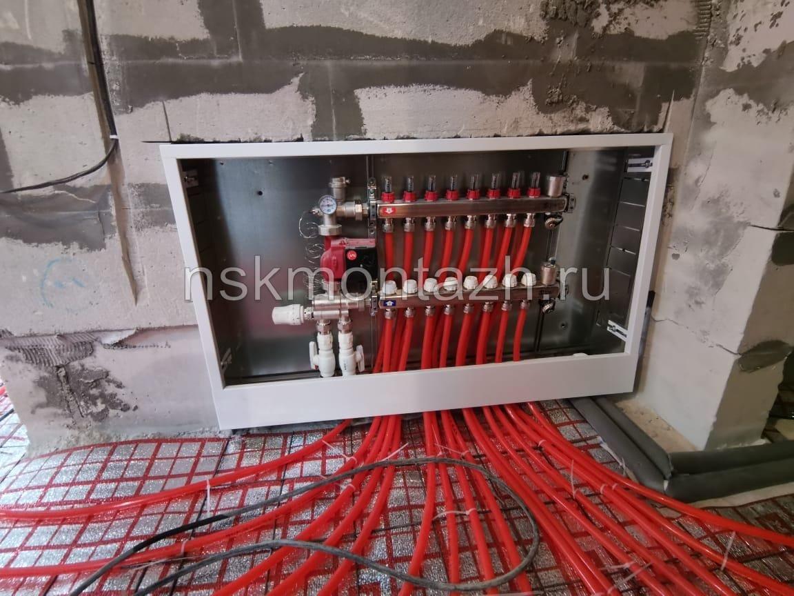 Монтаж тёплого пола