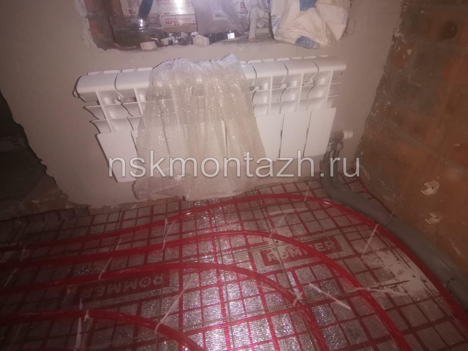 Установка радиаторов отопления