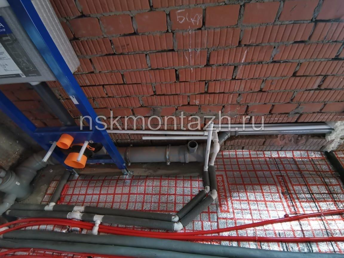 Монтаж системы водоснабжения