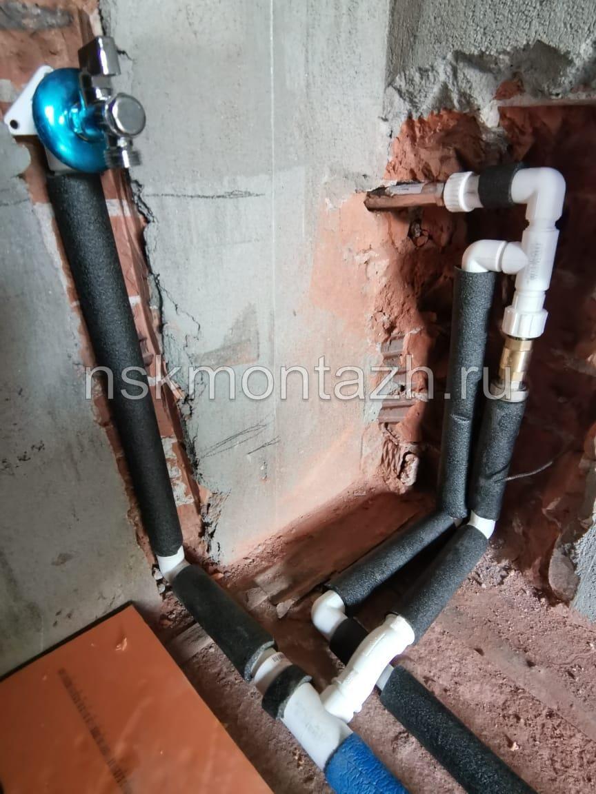 Монтаж системы водоснабжения