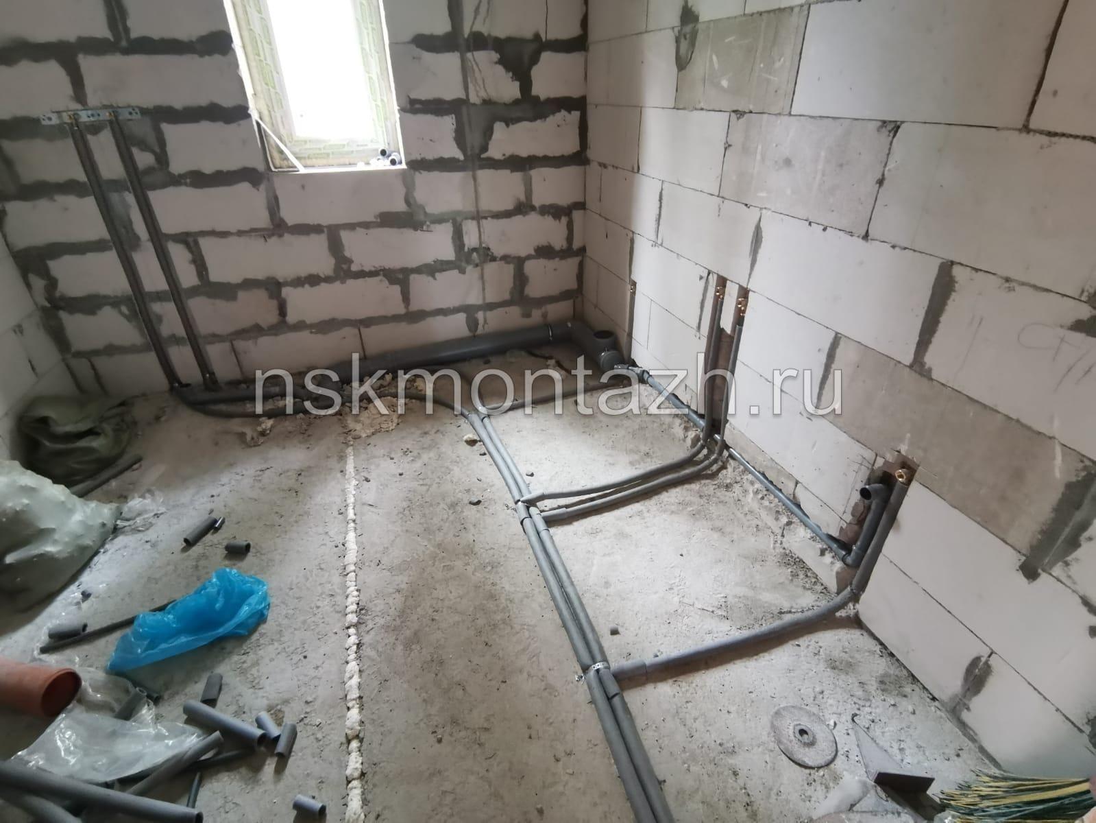 Монтаж системы водоснабжения
